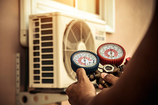 Professional Hvac technician working in Empire, CA
